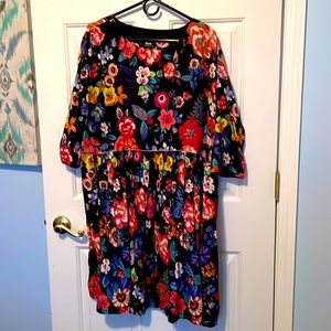 Floral Maeve (Anthropologie) dress, size L